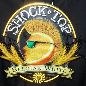 Shock Top Belgian White Neon Sign